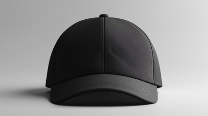 Fototapeta premium A cap mockup with a modern, sleek design on a white background.