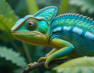 Fototapeta premium Masters of Camouflage: The Beauty and Mystery of Chameleons