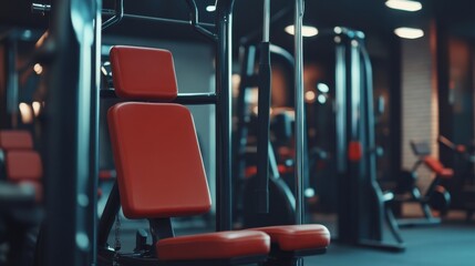 Sleek Gym Equipment with Bright Natural Light