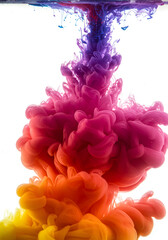 Obraz premium [Generative AI] 물속의 잉크