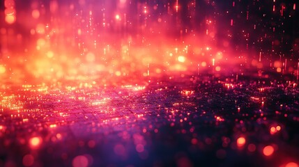 Obraz premium Sleek modern technical difficulties screen featuring minimalist glitch effects and vibrant, colorful digital distortions for futuristic visual appeal