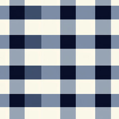 Geometric pattern of alternating dark blue and light blue squares on a white background, creating a modern, stylish look.