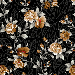 Modern seamless design. Unique style. Beautiful colour combination.