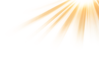 Overlays, overlay, light transition, effects sunlight, lens flare, light leaks sun rays light overlays yellow flare glow isolated on transparent backgrounds for design. AI generate.