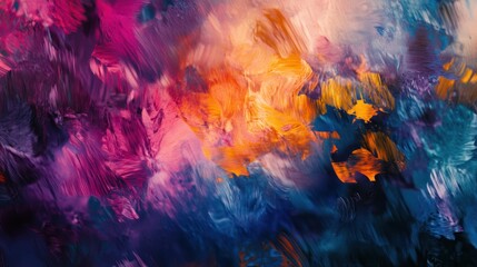 Abstract Colorful Canvas: A Symphony of Hues