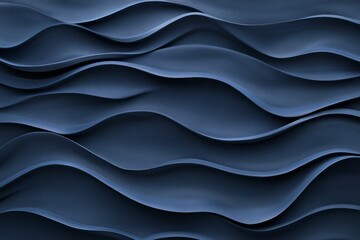 Obraz premium Abstract Blue Wave Patterns in Smooth Textured Background Design