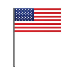 American flag vector, National Flag of USA