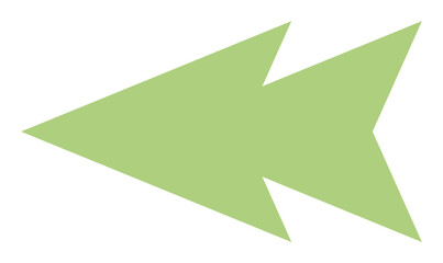 Fototapeta premium grüner Pfeil