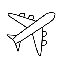 airplane vector icon. aircraft. Plane icon. Travel