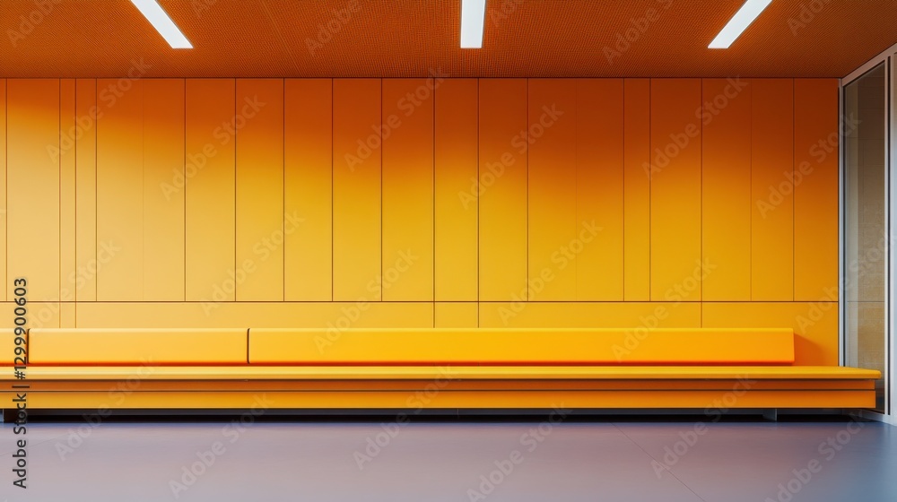 Poster minimalist soft lighting in simple background space