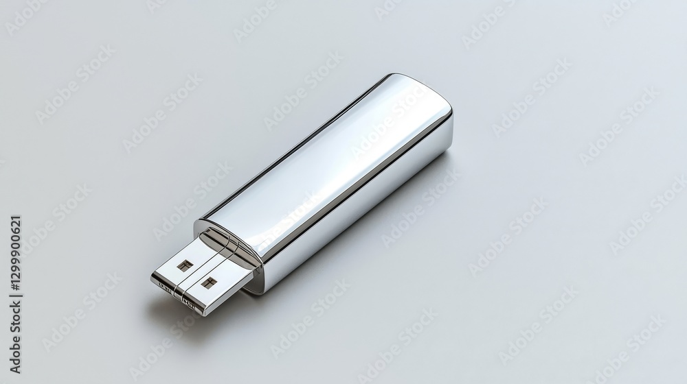Poster closeup of usb device connected to another usb device for seamless data transfer and connectivity