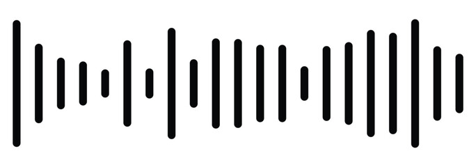sound icon set. digital recorder voice audio wave vector symbol. soundwave frequency icon. Sound waves, Equalizer, Audio waves, Radio signal, Music. sound wave icon eps 888.