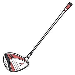 vector illustration of a golf ball