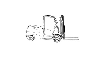 car hand drawing and sketch black and white.