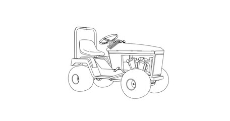 car hand drawing and sketch black and white.