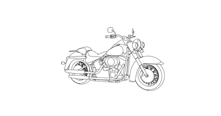 vector motorcycle silhouette