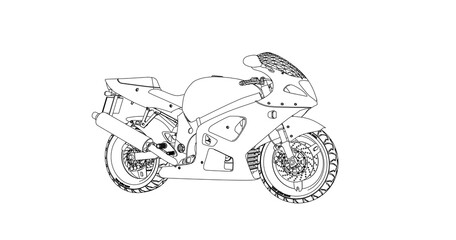 car hand drawing and sketch black and white.
