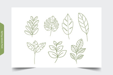 Spring Leaves Illustration 8