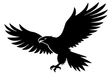 Eagle  Silhouette vector illustration