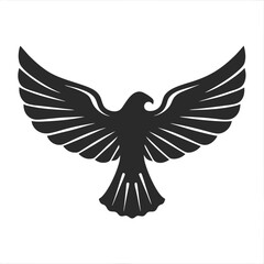Fototapeta premium Eagle Silhouette vector illustration