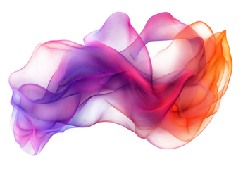 harmonious patterns swirling in an abstract shape isolated on a white and transparent background, generative ai