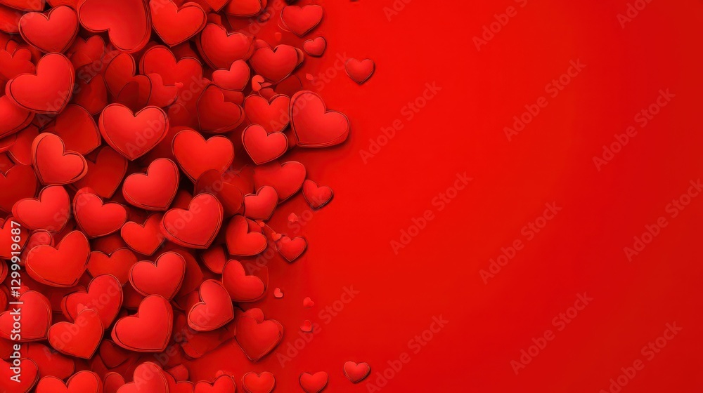 Poster red heart wallpapers collection for mobile and desktop backgrounds in various designs and patterns