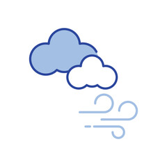 Windy Icon vector stock illustration