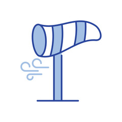 Windsock  Icon vector stock illustration