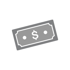 Money icon logo design template isolated illustration