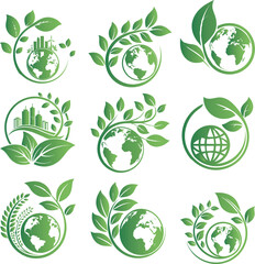 Eco-Friendly Logo Pack  Organic, Green & Environmental Designs