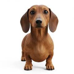 3D Dachshund Dog 