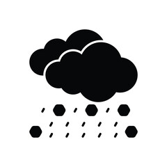 Hail Icon vector stock illustration