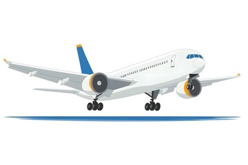 Obraz premium vector art ai Aeroplan helicopter Biman symbol background tourism aerial view airbus