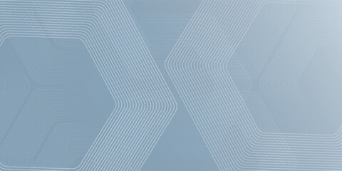 Abstract hexagon lines on gray background. Geometric stripe line art design modern vector ilustration.