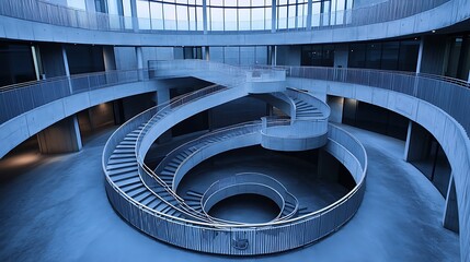 A Staircase in the Shape of a Perfect Circle
