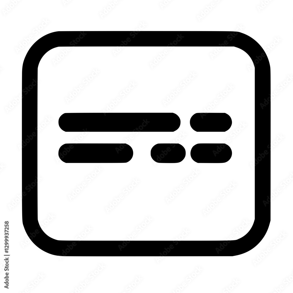 Poster chat bubble icon representing messaging and online communication