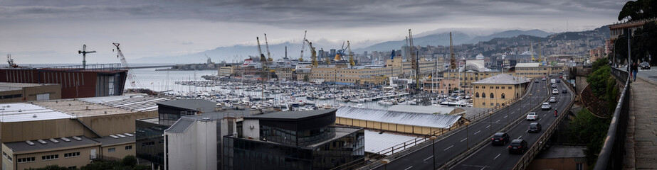 the city of Genoa, Italy