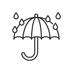 Umbrella Icon vector stock illustration