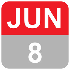 JUNE 8 - MONTHS DAILY DATE