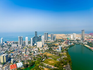 Cityscape View from Colombo Lotus Tower
