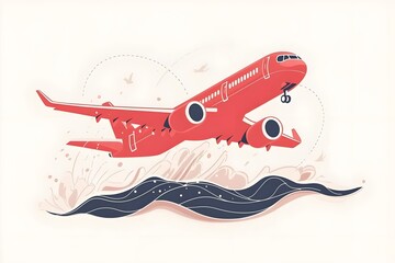 vector art ai Aeroplan helicopter Biman  symbol background tourism aerial view airbus airport 