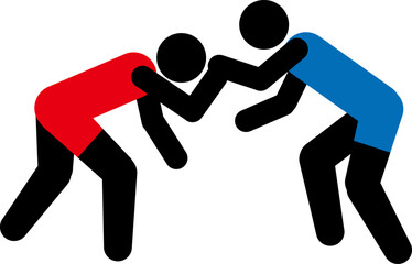 レスリングのアイコン