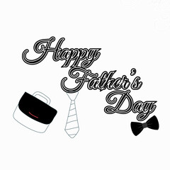 Happy fathers day post vector file
