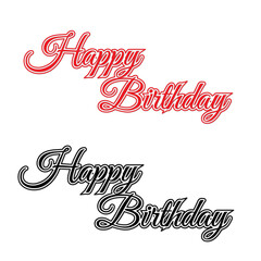 Happy birthday post banner vector file