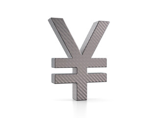 Obraz premium Holographic foil yen symbol