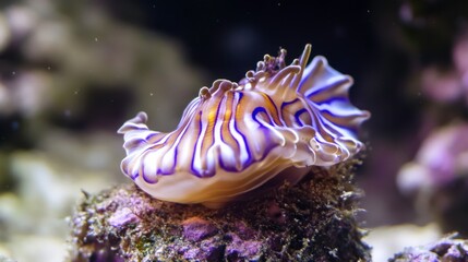 Obraz premium Graceful Wildlife Swimming Through Colorful Reefs