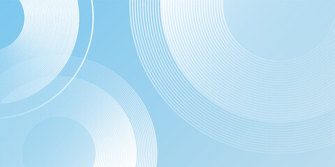 Simple background pastel colorful blue and white gradations. Circle effect style art illustration abstract modern simple