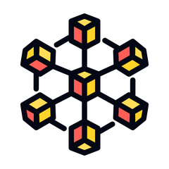blockchain ledger icon