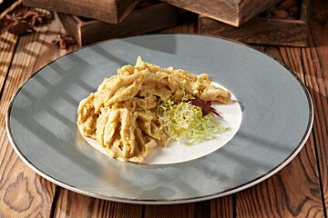 Steamed Duck Feet with Yellow Mustard and Hundred Flowers