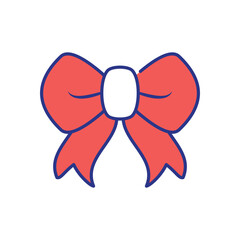 Bow Tie Icon vector stock illustration